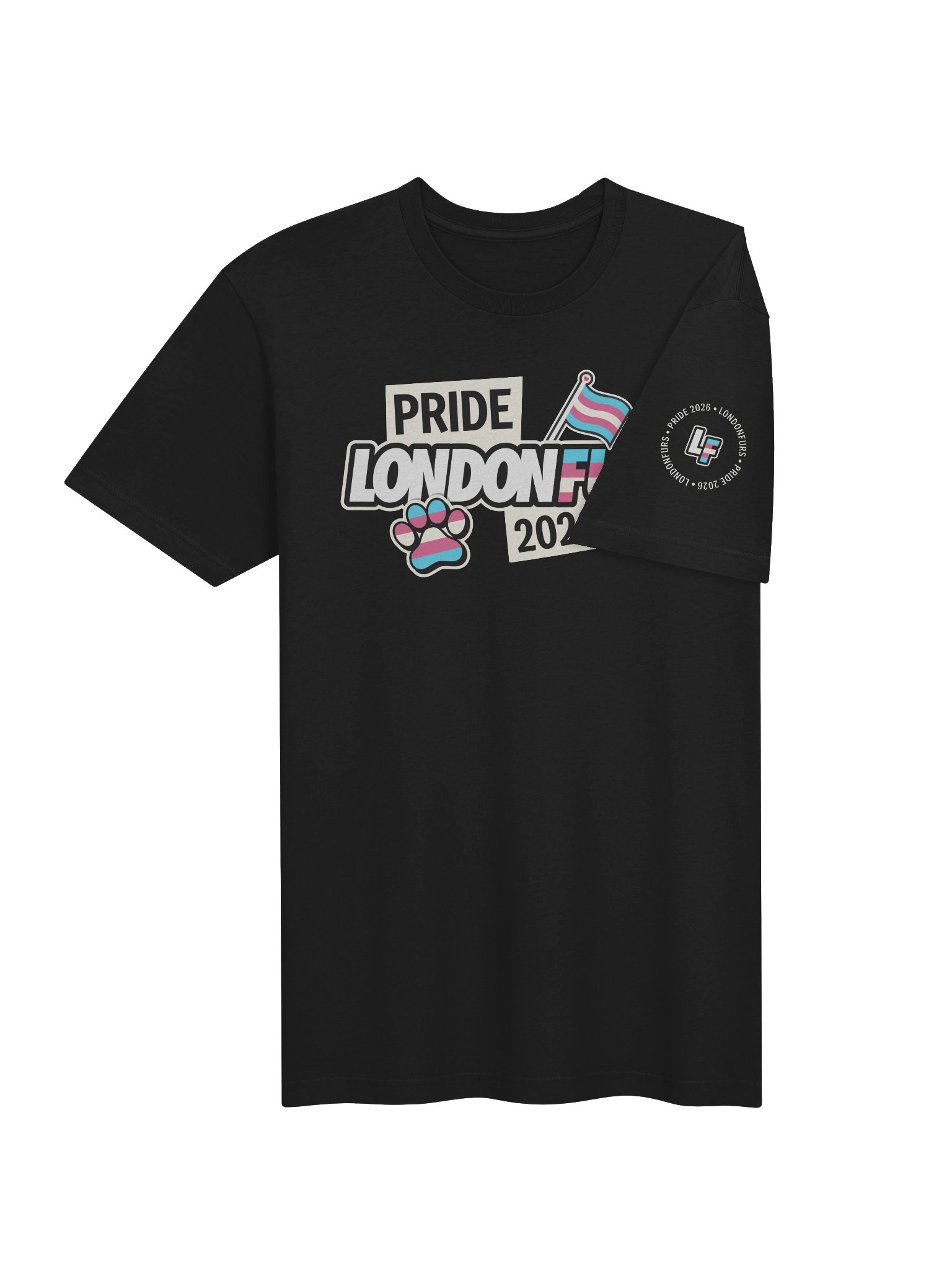 LondonFurs Pride '26 - Trans flag - T-shirt product image (4)