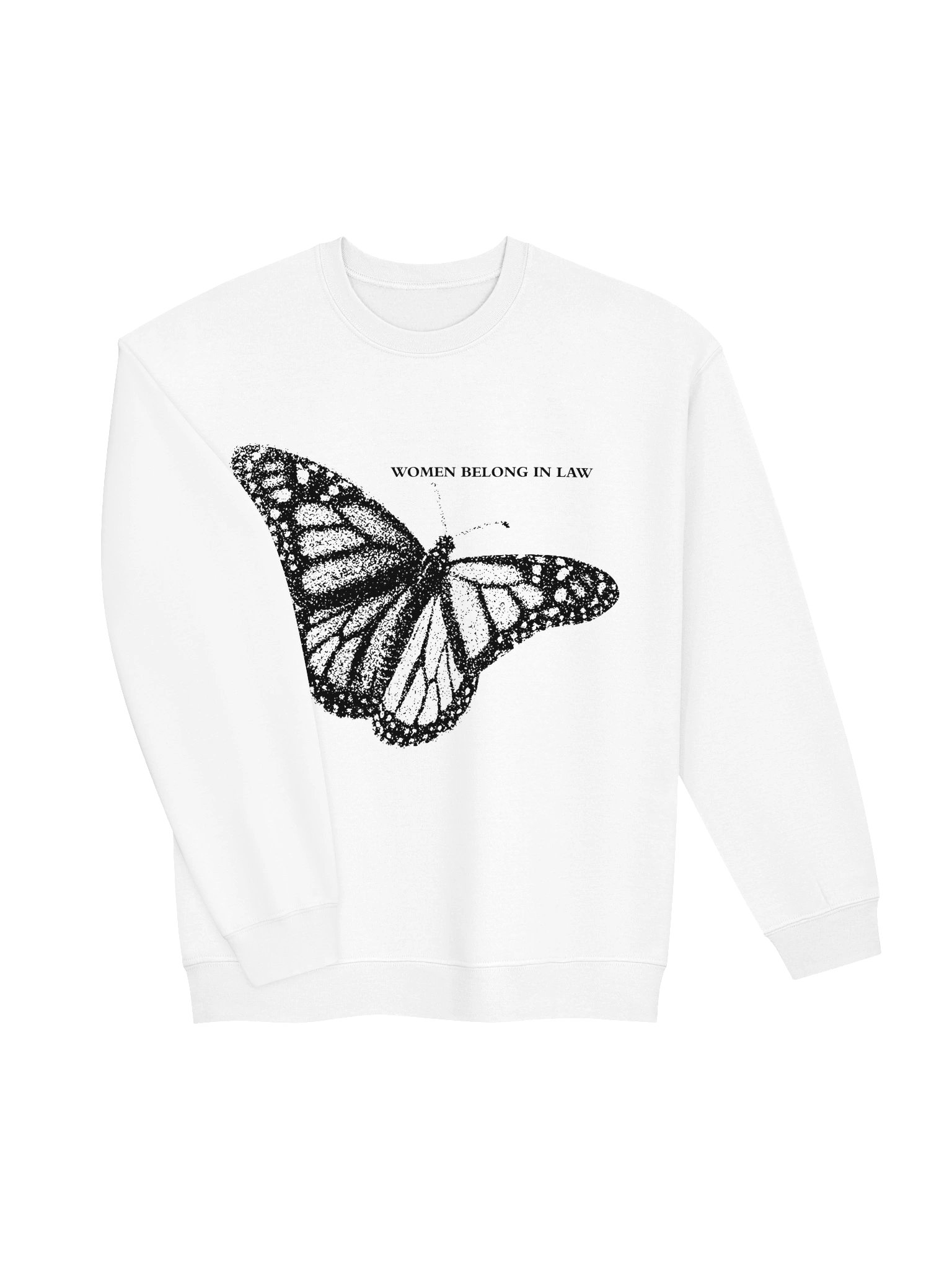 Women Belong In Law Monochrome Crewneck product image (3)