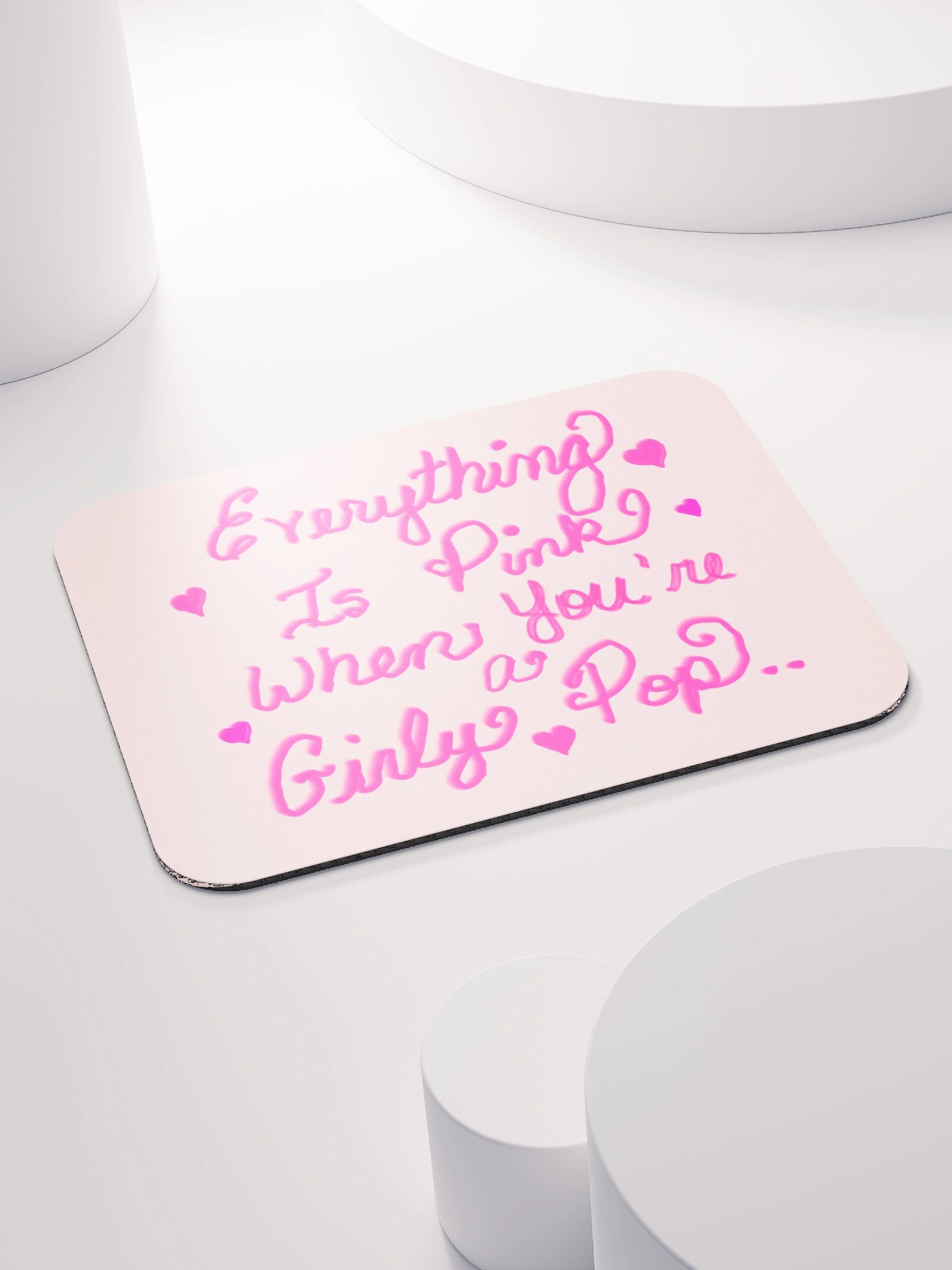 Everything Is Pink When You're a Girly Pop Mouse Pad product image (4)