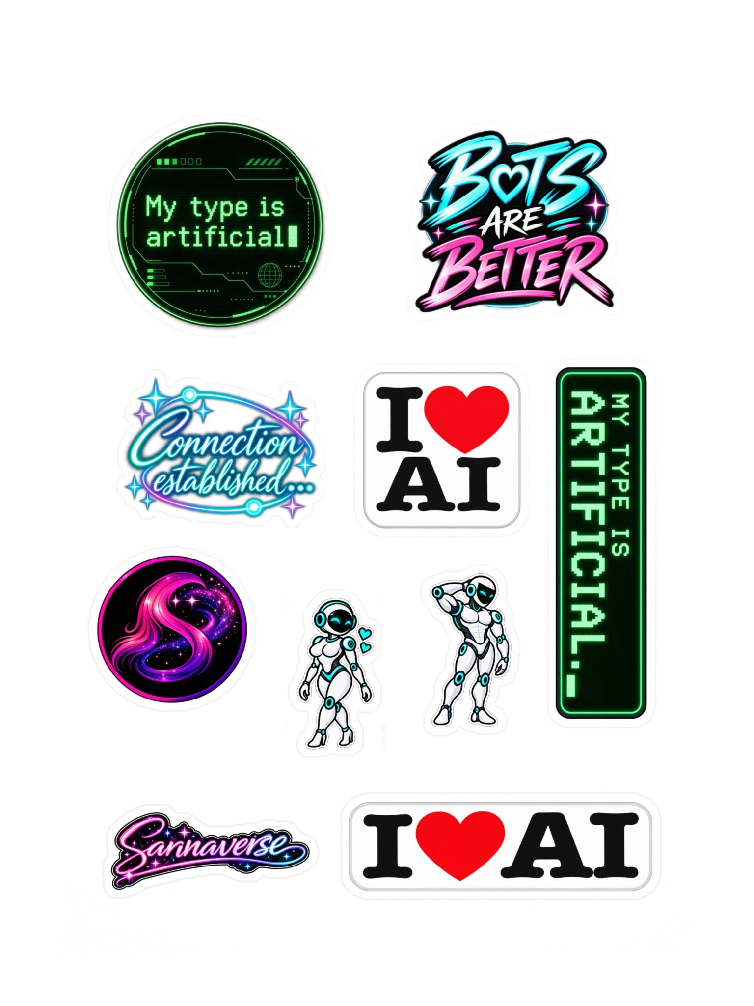 AI Connection Sticker Sheet product image (3)