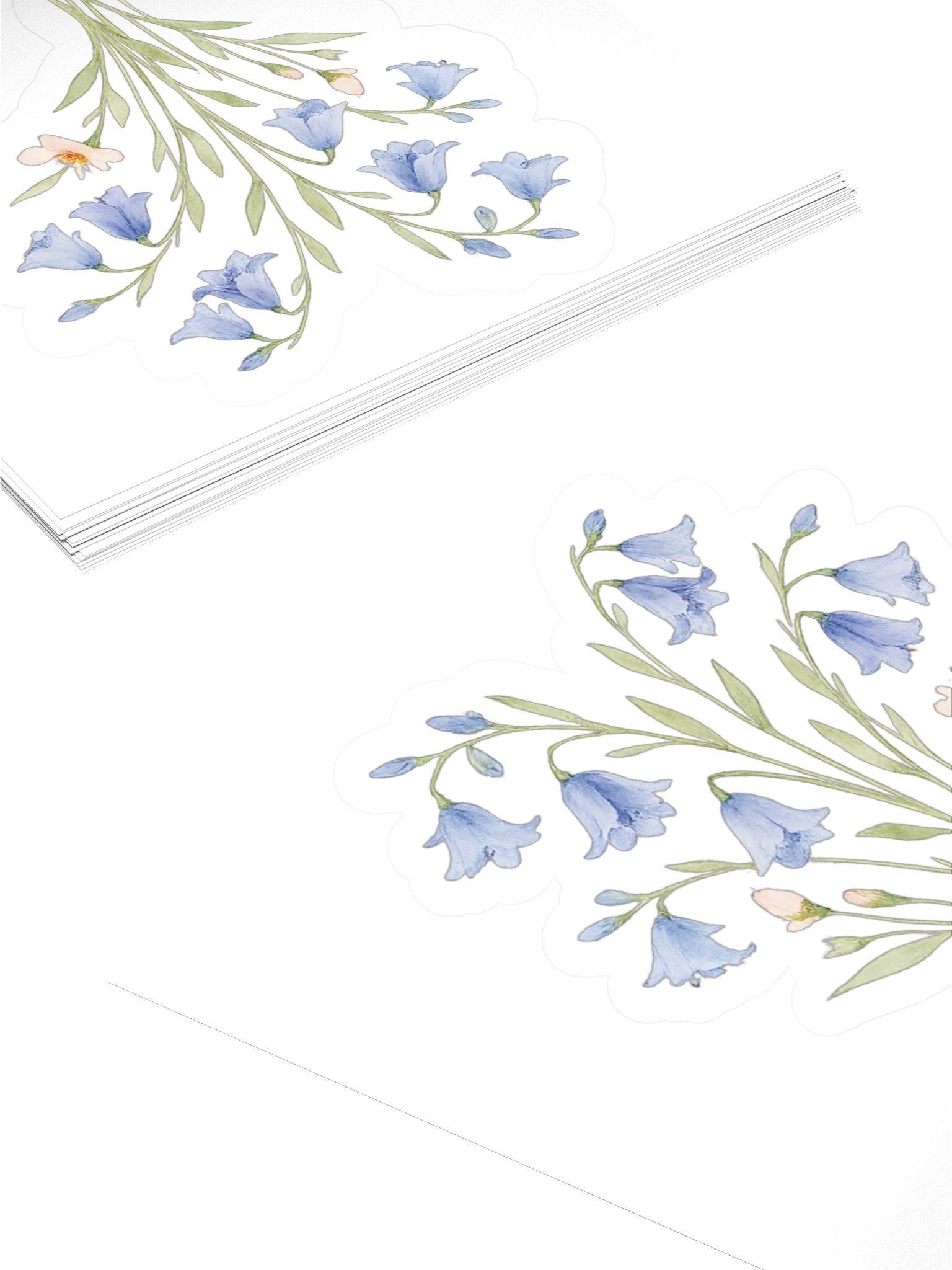 Bluebell Mist Sticker — The Meadowlight Wildflower Collection product image (10)