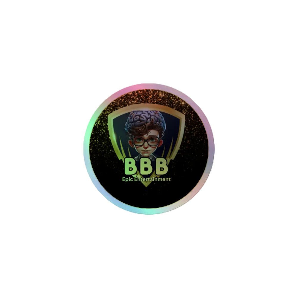 BrainBendersBanter Holographic Sticker product image (1)