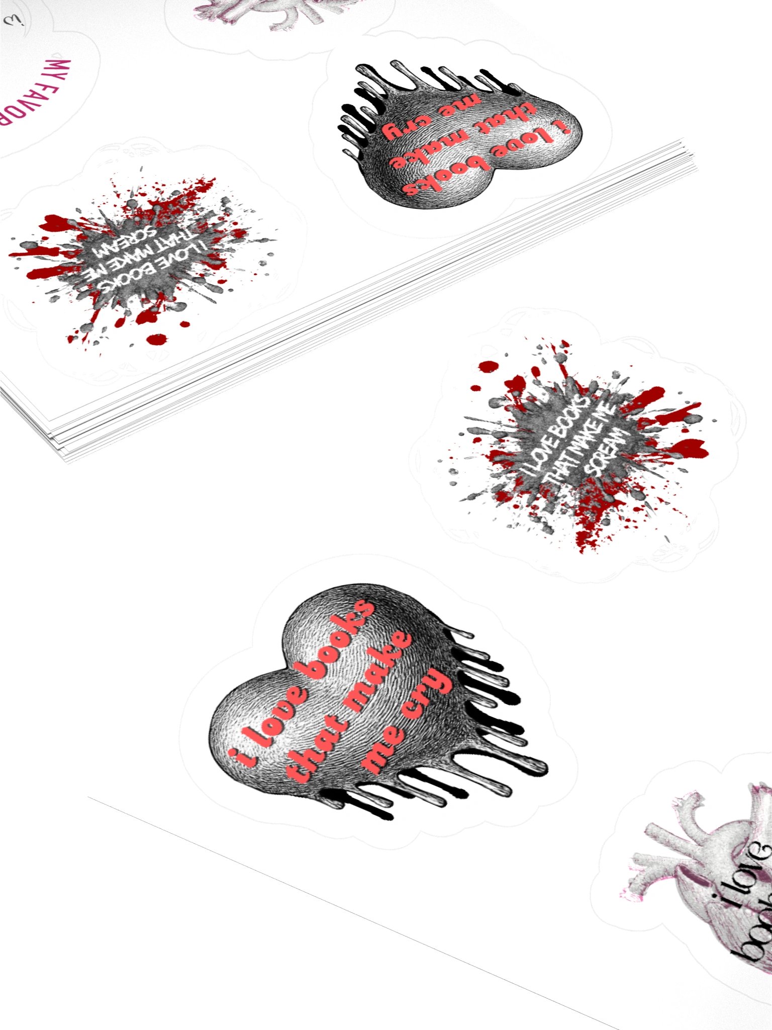 Bookish Sticker Sheet product image (10)