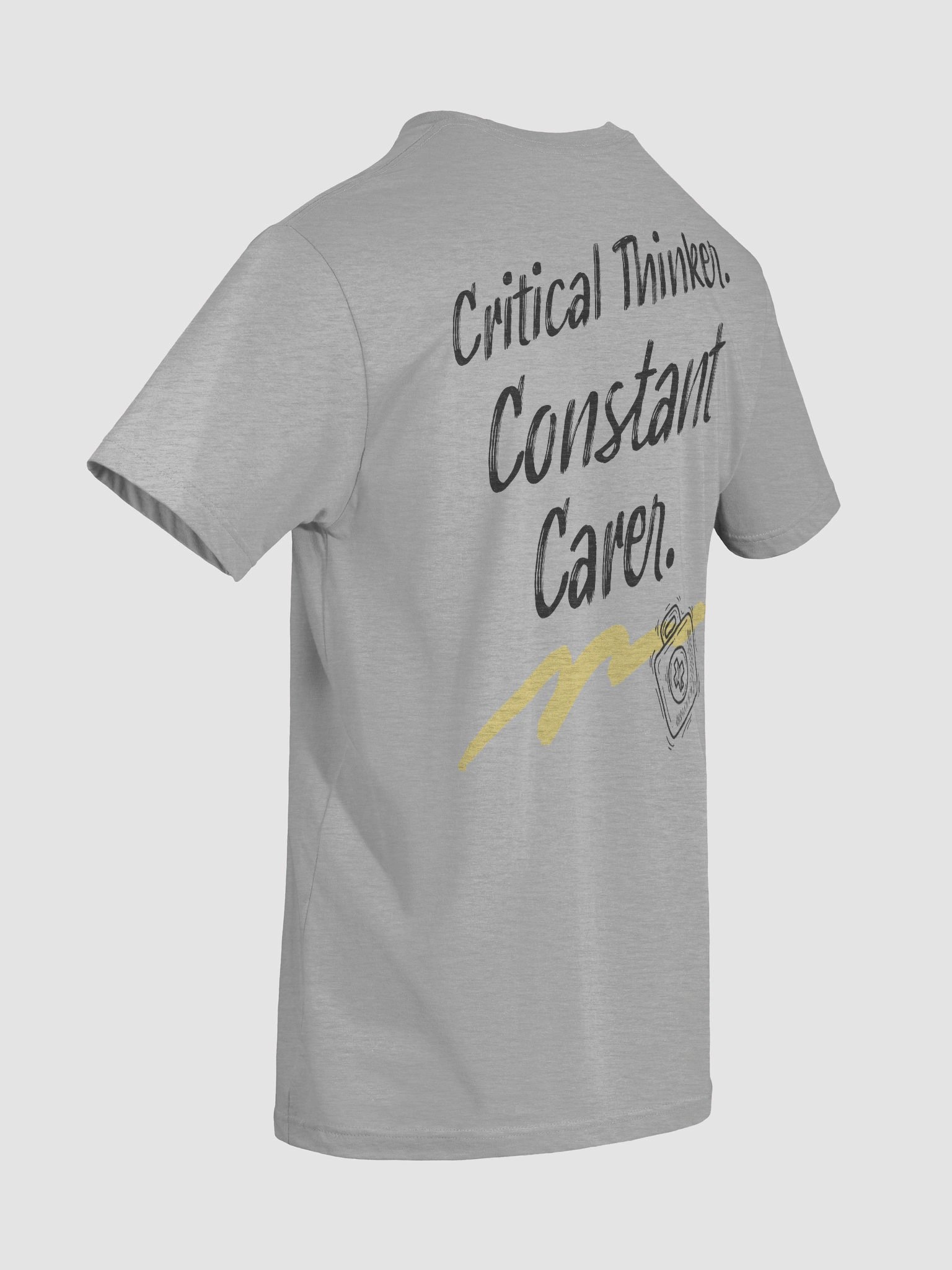 Critical Thinker. Constant Carer. T-Shirt product image (7)