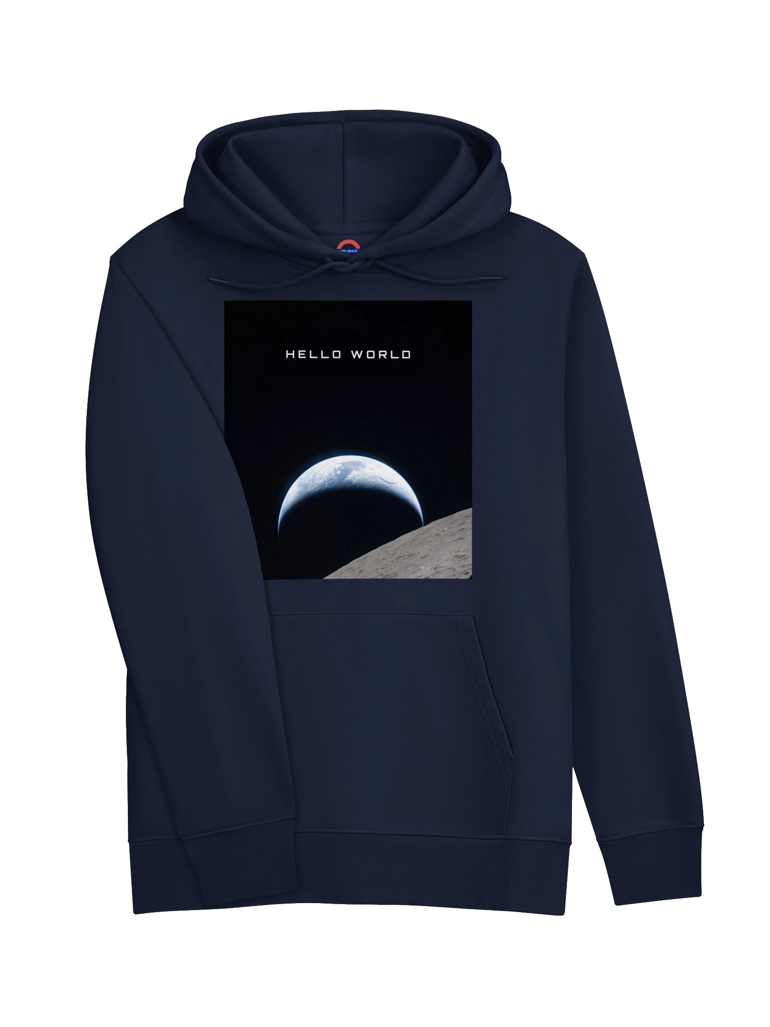 Hello World Earth Rising Above The Moon Hoodie product image (3)