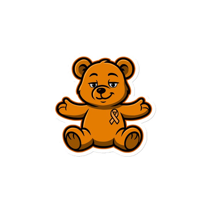 Orange Bear of Sharing Magnet product image (2)