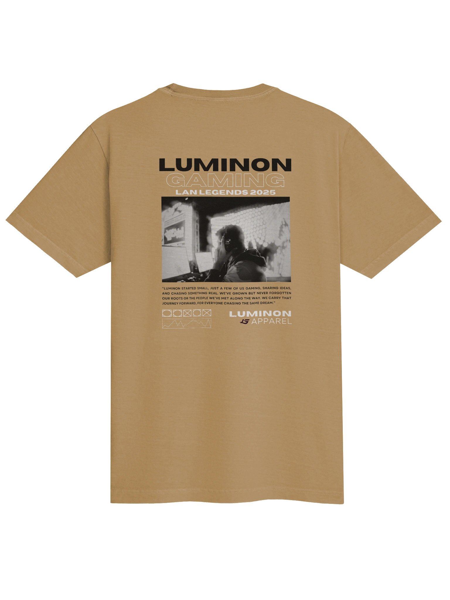 Luminon LAN Legends Khaki Oversized Tee product image (2)
