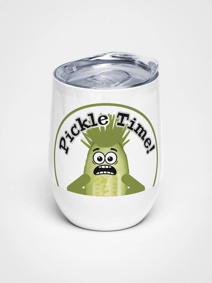 Pickle Time Wine Tumbler product image (1)