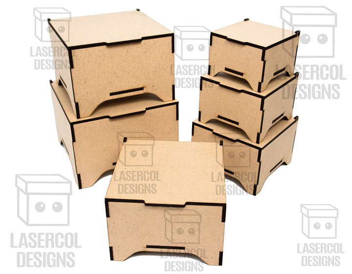 Boxes Bundle (Set 5, 6) - Laser Cut Files product image (2)