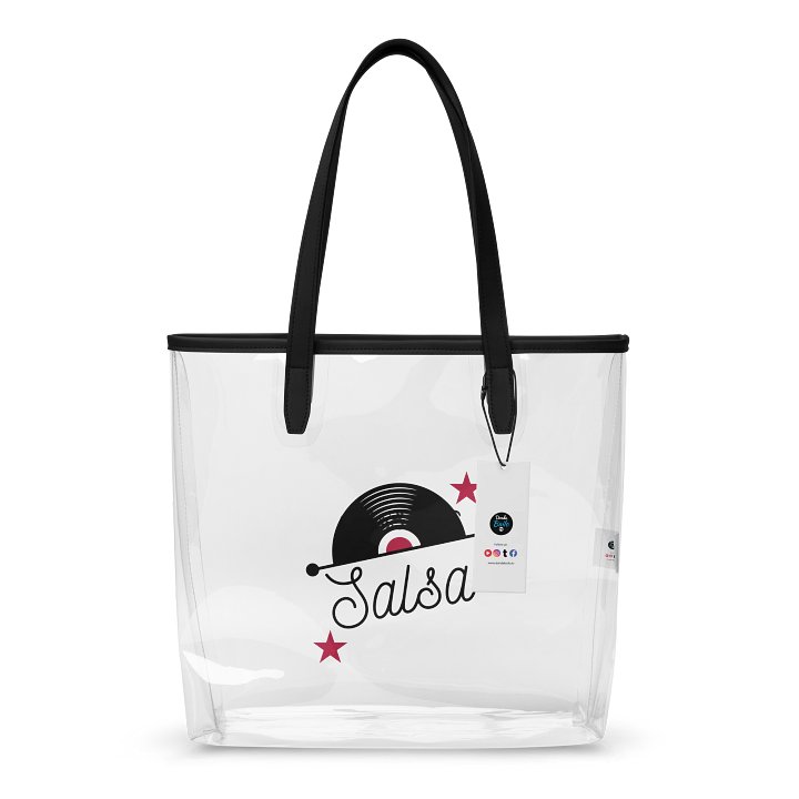 Salsa! Plastic Clear Tote Bag product image (1)