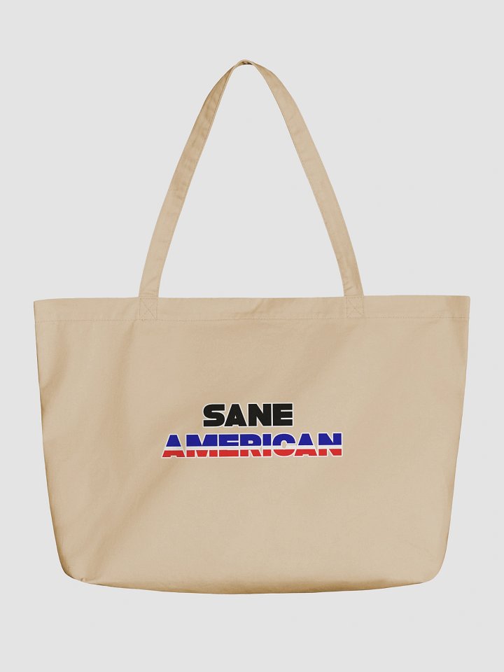 Sane American Tote Bag - Funny Progressive Canvas Bag product image (2)