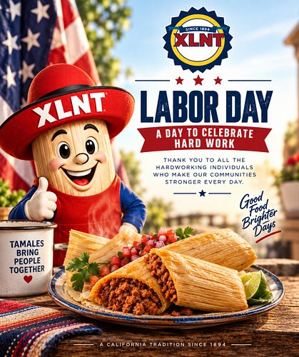 Happy Labor Day from XLNT Foods! 🇺🇸🫔

Our team will be taking the day off to celebrate and recharge, but you can still place ...