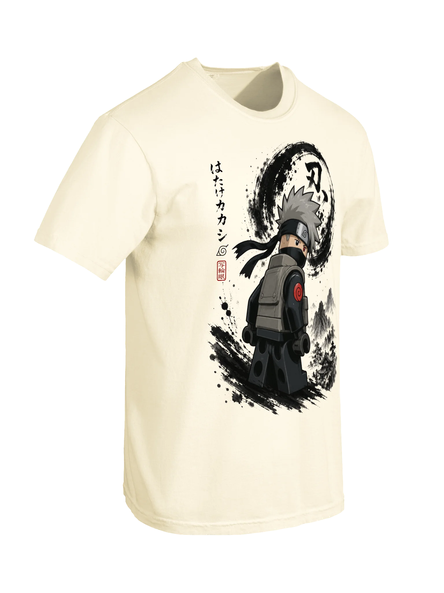 Kakashi Lego-Style Anime Graphic Tee product image (2)