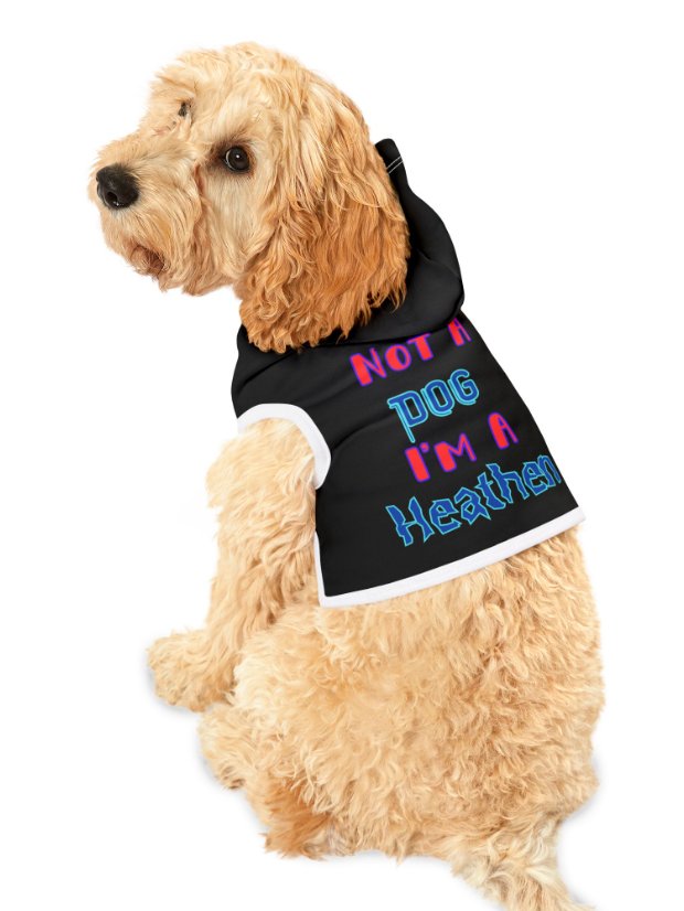 Pet Hoodie - Not a Dog, A Heathen product image (2)
