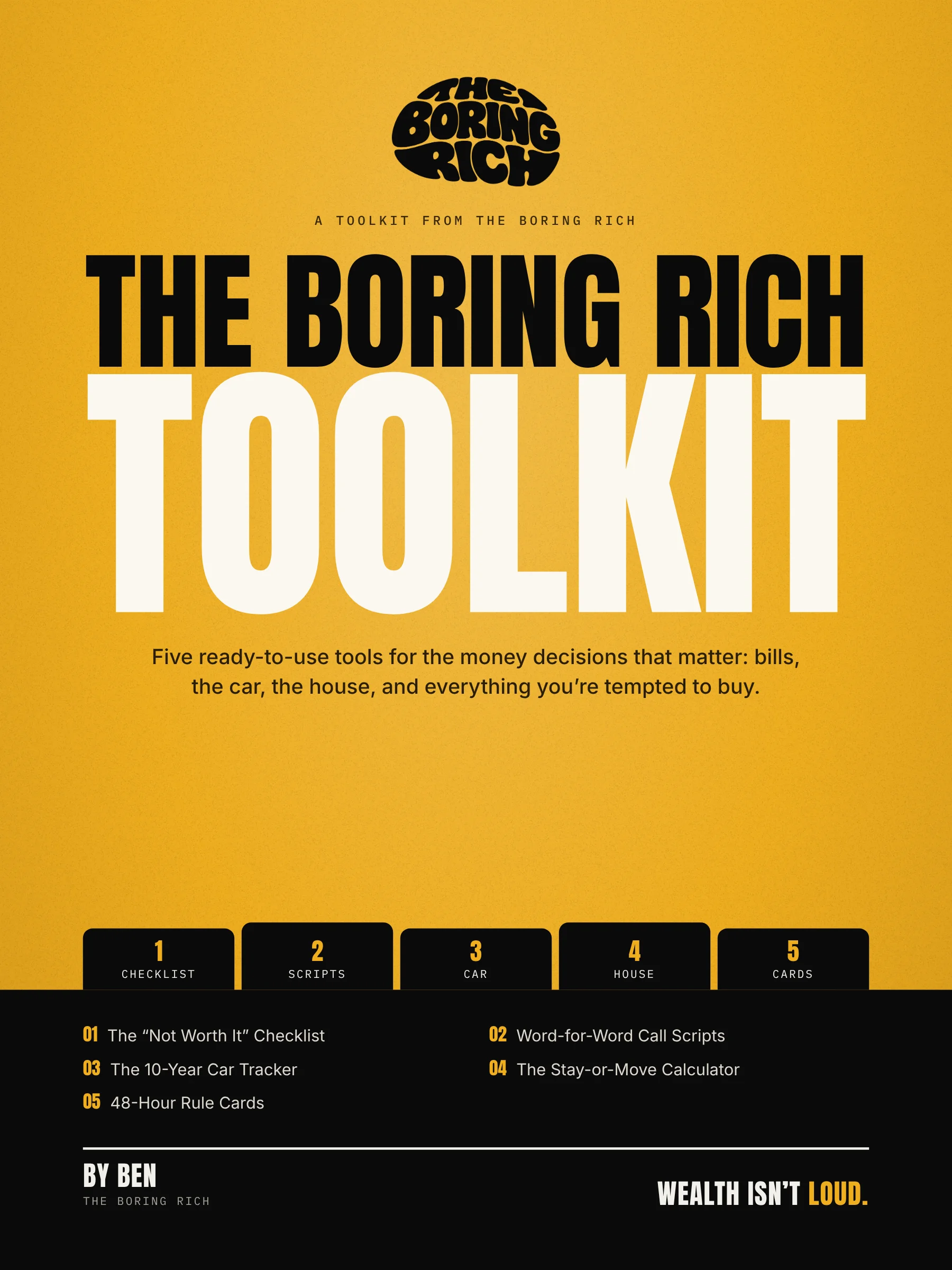 The Boring Rich Toolkit product image (1)