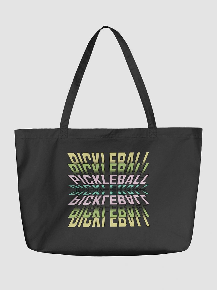 Pickleball Stacked Reflective Word Art Tote product image (2)