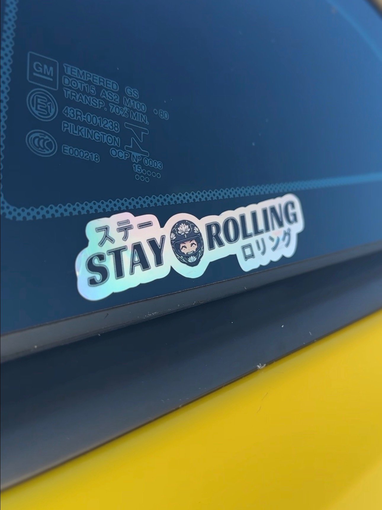"Stay Rolling" Holographic Sticker product image (8)