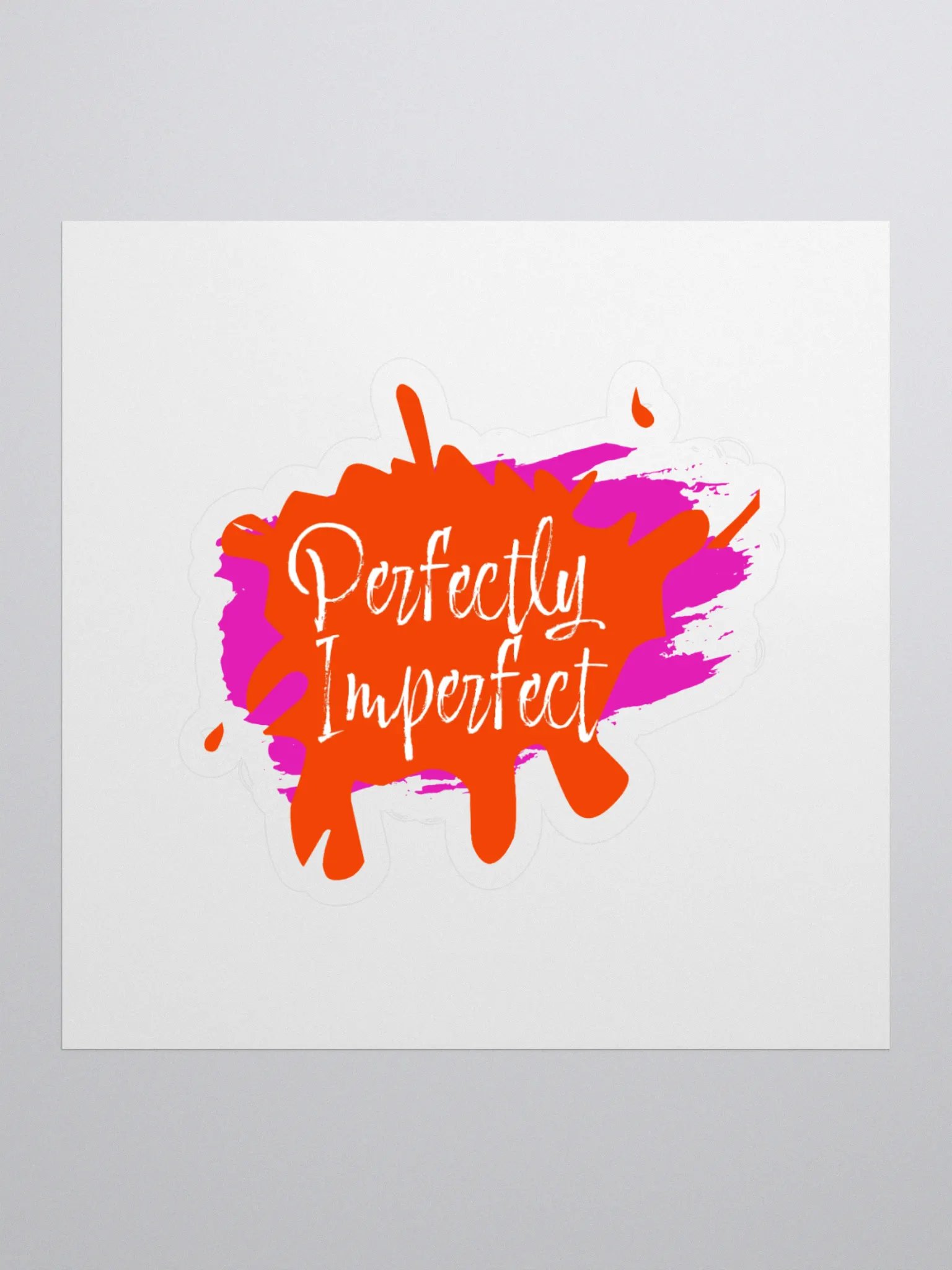 Perfectly Imperfect Sticker: Small Reminder, Big Impact product image (1)