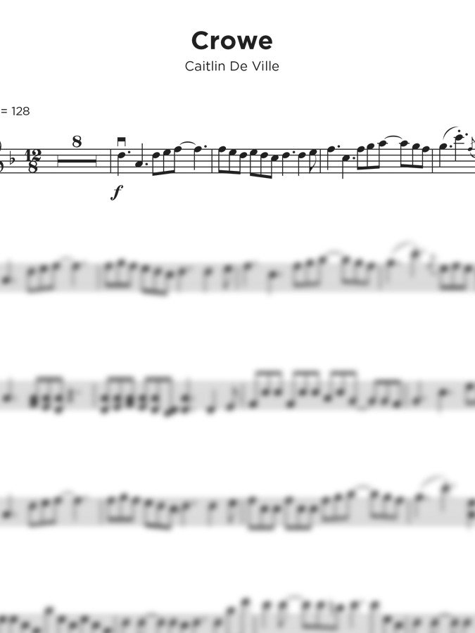 Crowe Sheet Music product image (1)