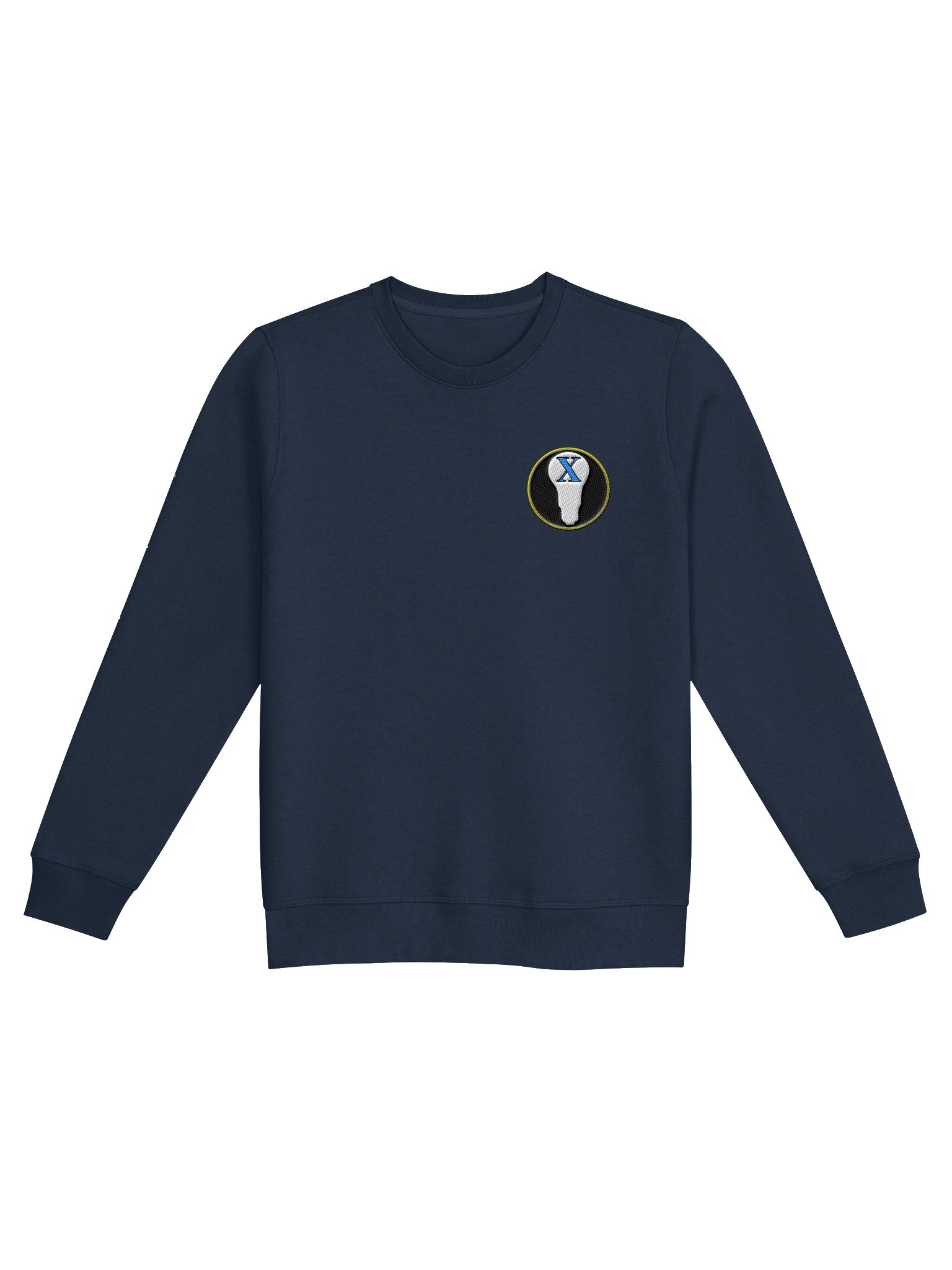 Logo Stitched Sweatshirt Navy product image (1)