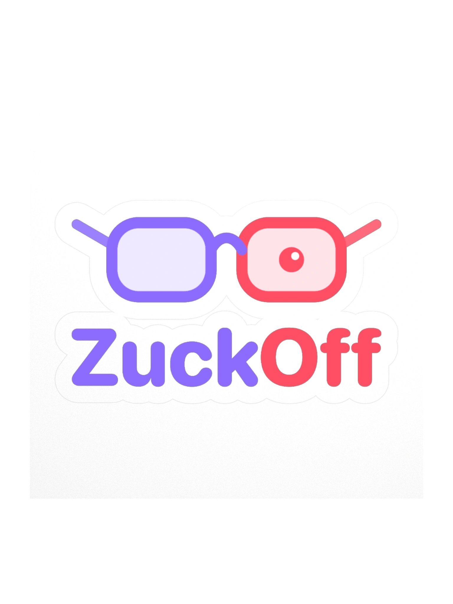 ZuckOff Logo Sticker product image (1)