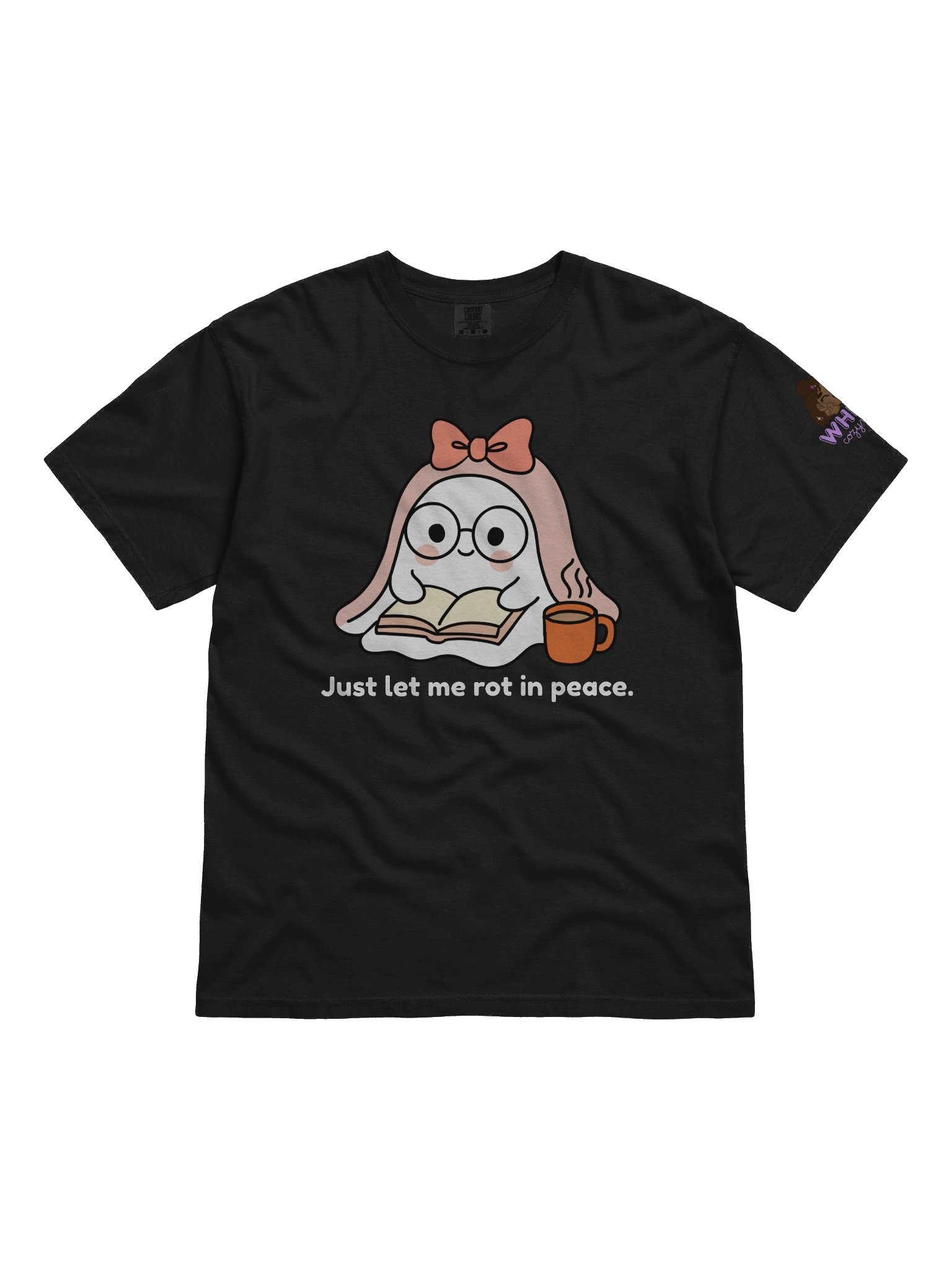 Let's Rot (dark tee) product image (1)