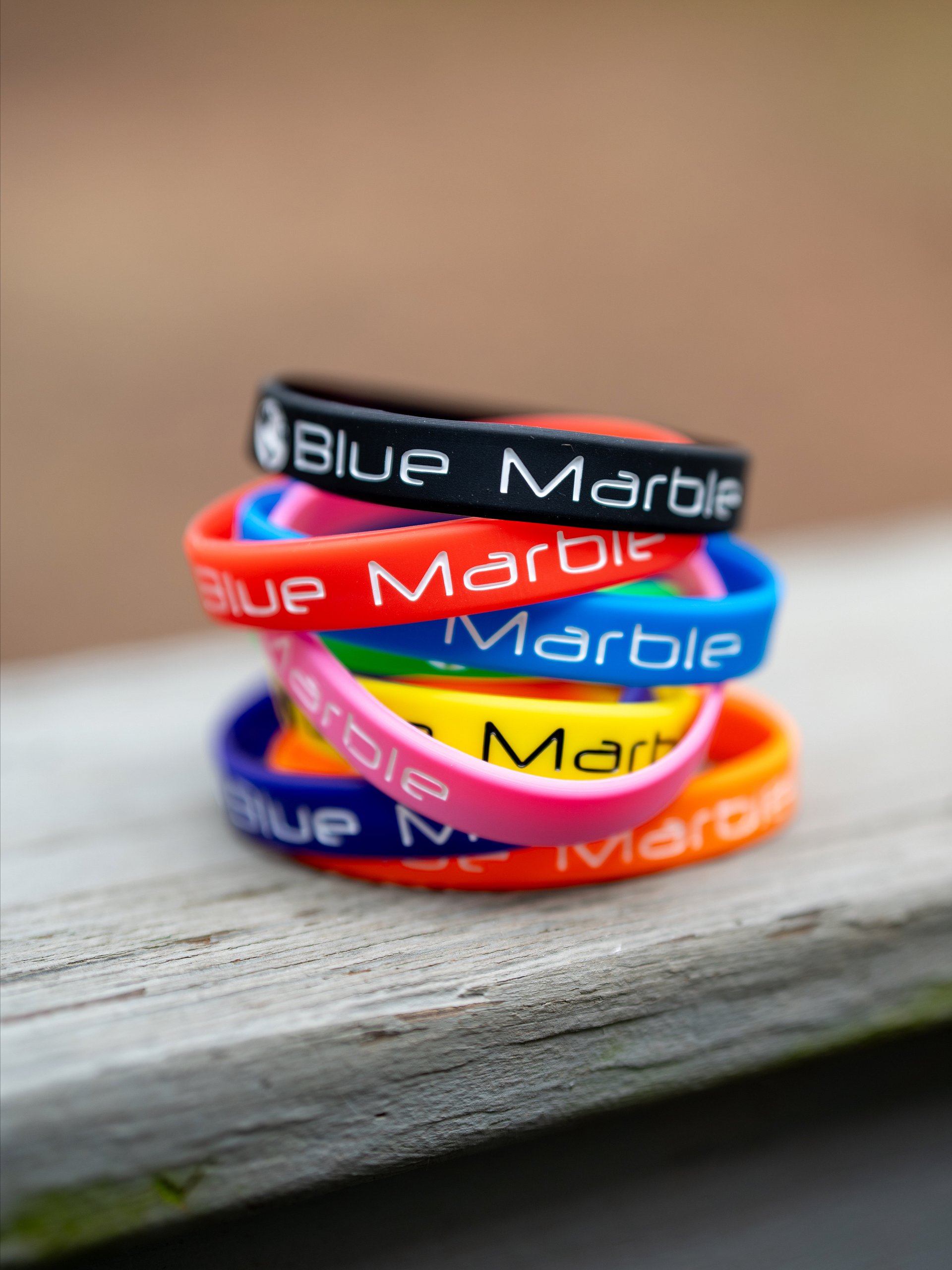 BLUE MARBLE WRIST BANDS! product image (1)