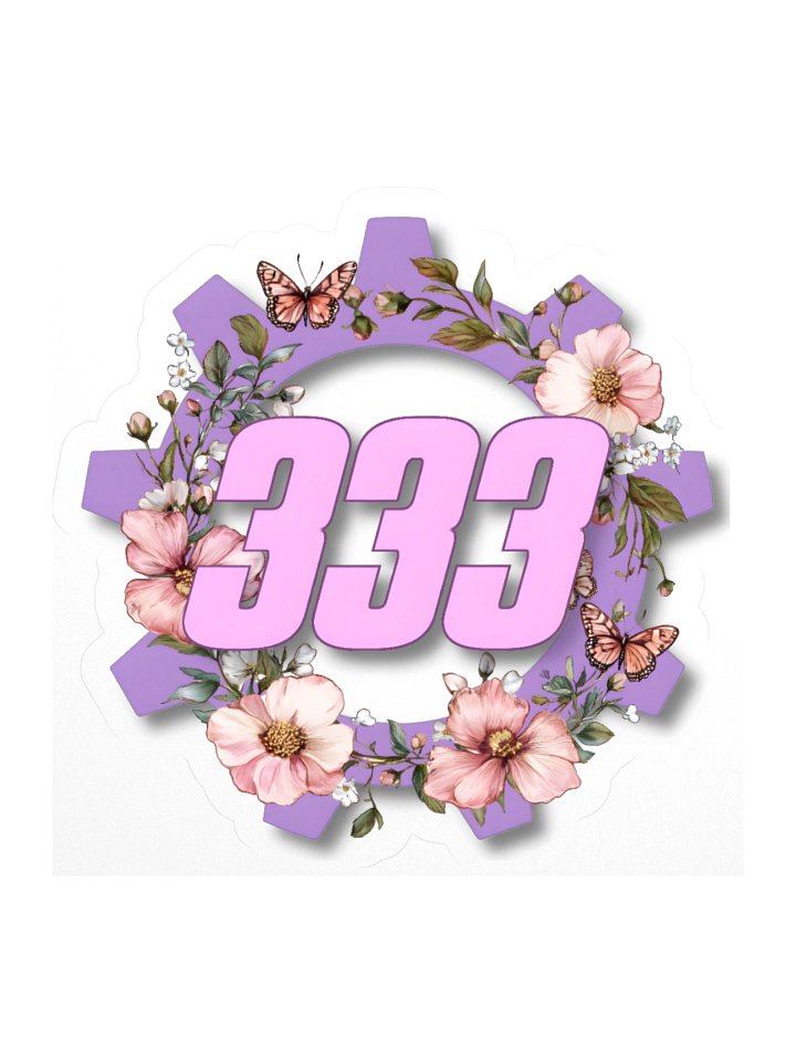 Vault 333 logo sticker product image (1)