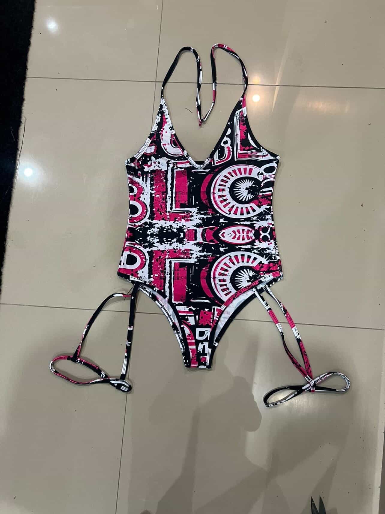 Hot Pink MMD Strappy One Piece Swimsuit product image (6)