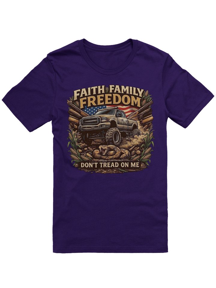 Faith Family Freedom — 4x4 Patriotic Truck Tee product image (49)
