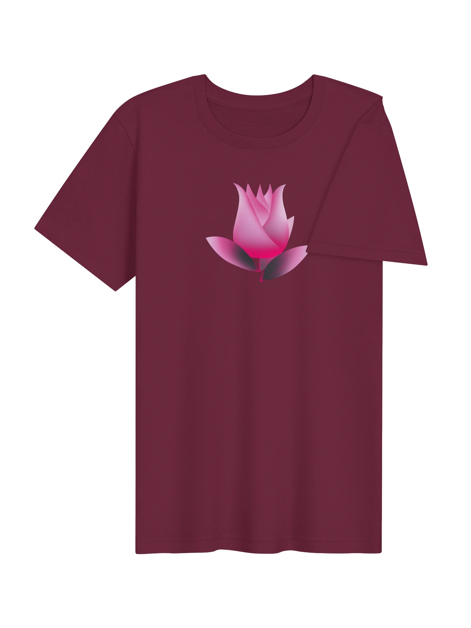 Minimalist Geometric Rose Graphic Tee product image (19)