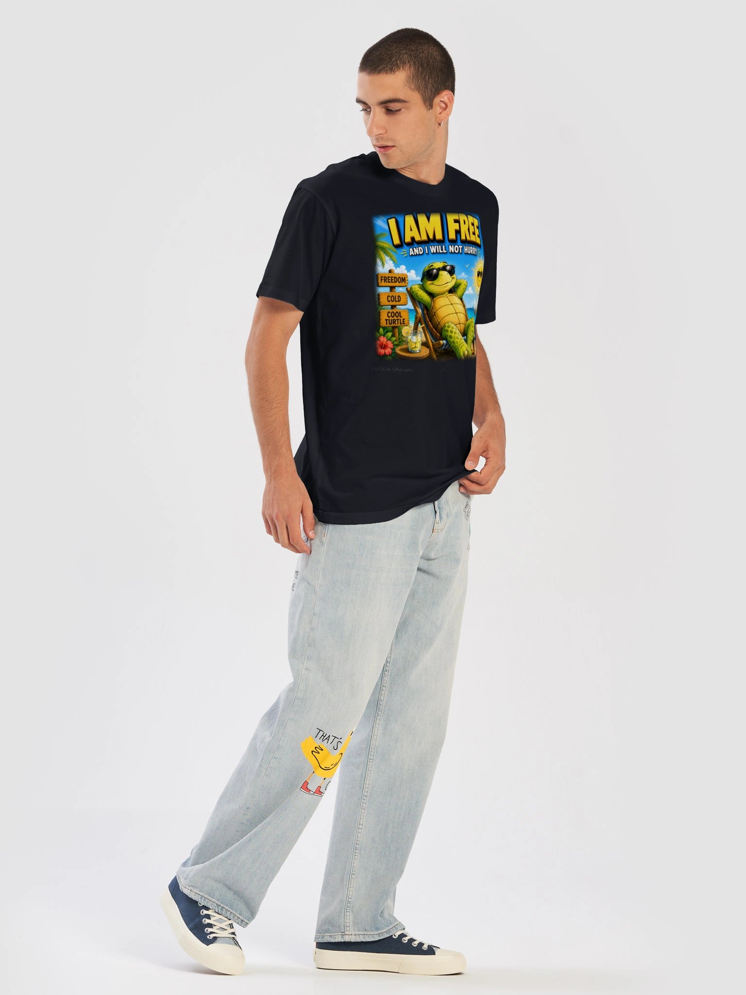 I AM FREE — AS Colour 5001T Premium T-Shirt product image (3)