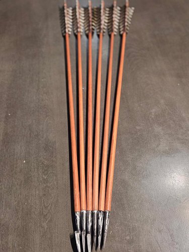 Sneak peek: The arrows are completed. I’m a little behind on this update but look at them! I commissioned @aearrows to make t...