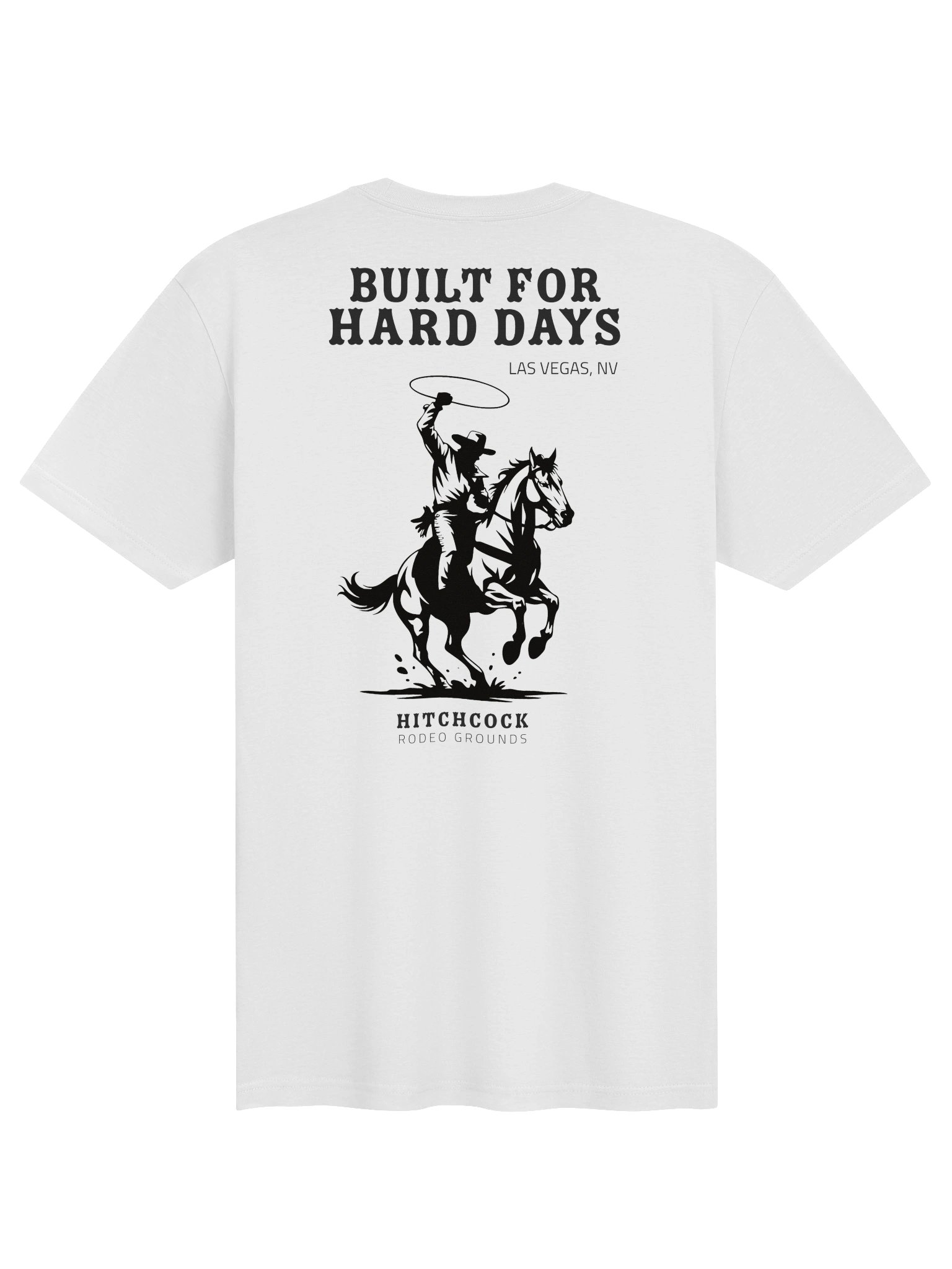 Built For Hard Days (White Tee) product image (7)