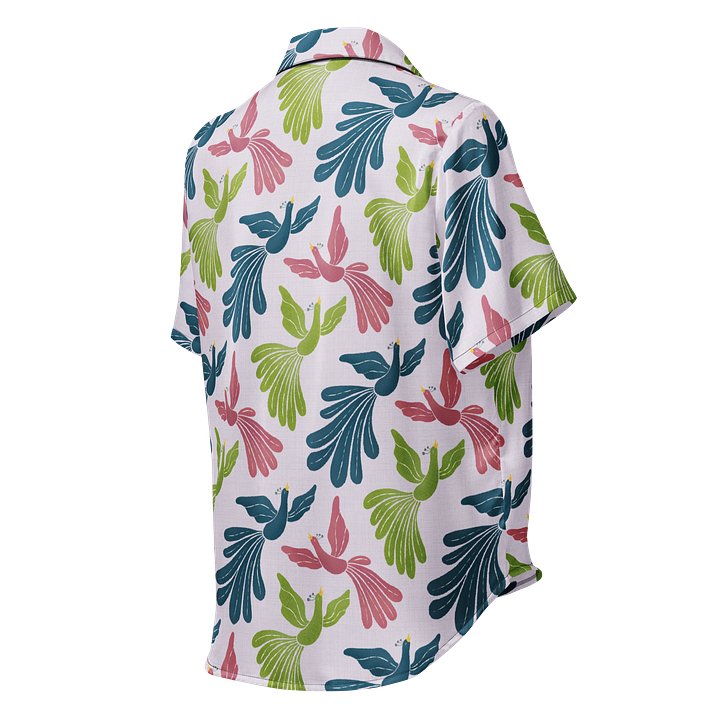 Mid-Century Modern Firebirds Ladies Short Sleeve Pajama Top product image (2)