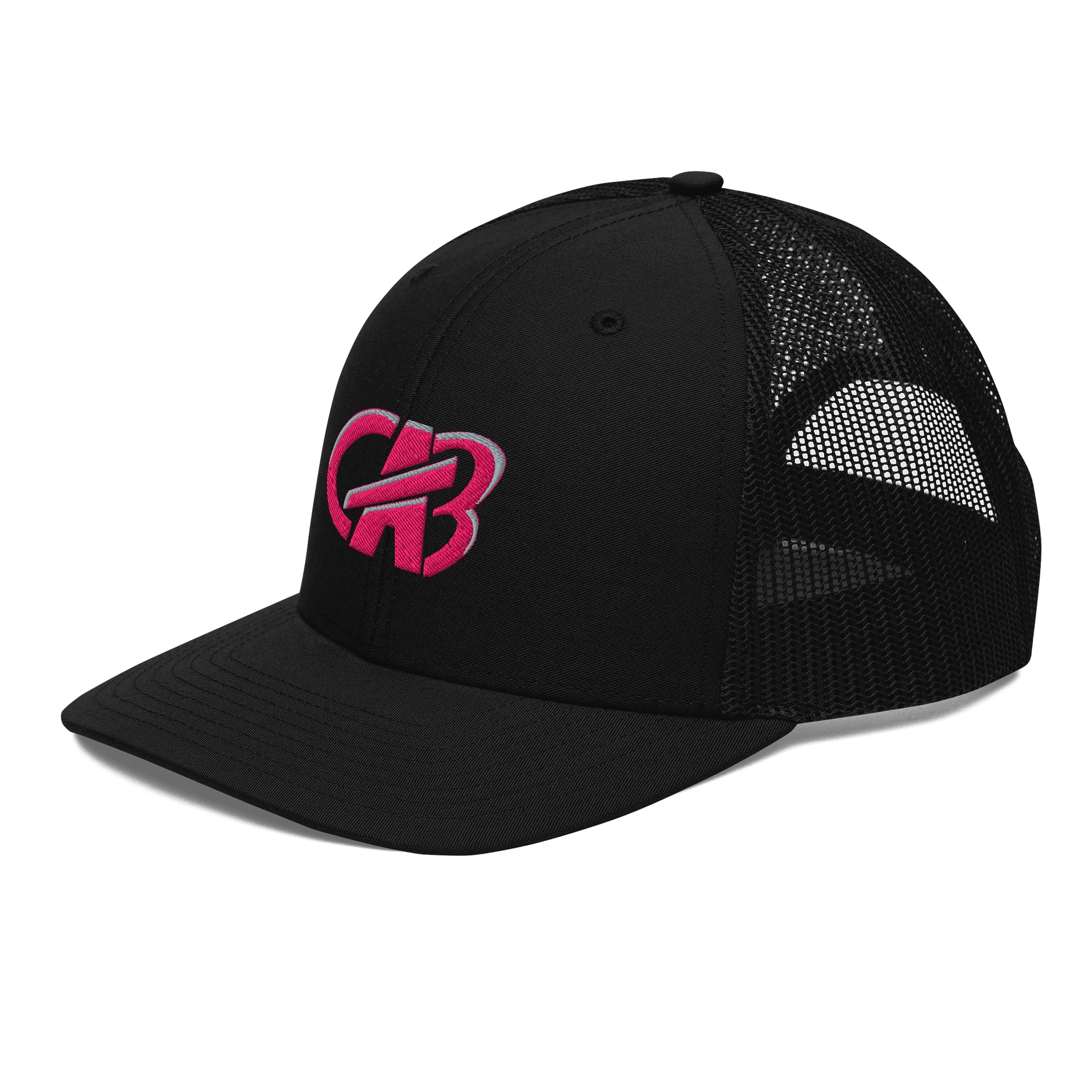 Bold Pink Emblem Trucker Hat product image (3)