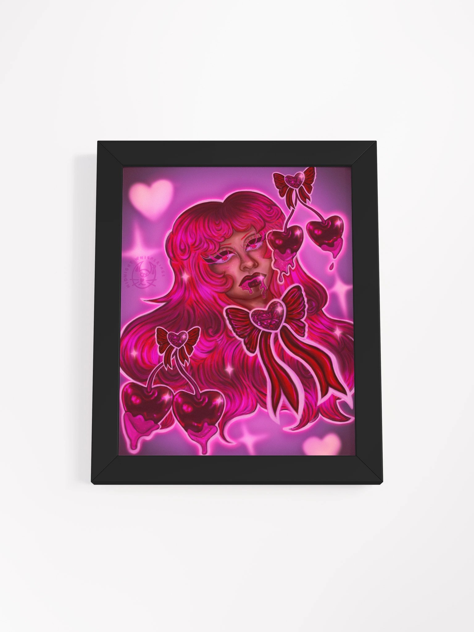 Framed Crushed💕🍒✨ Print product image (1)