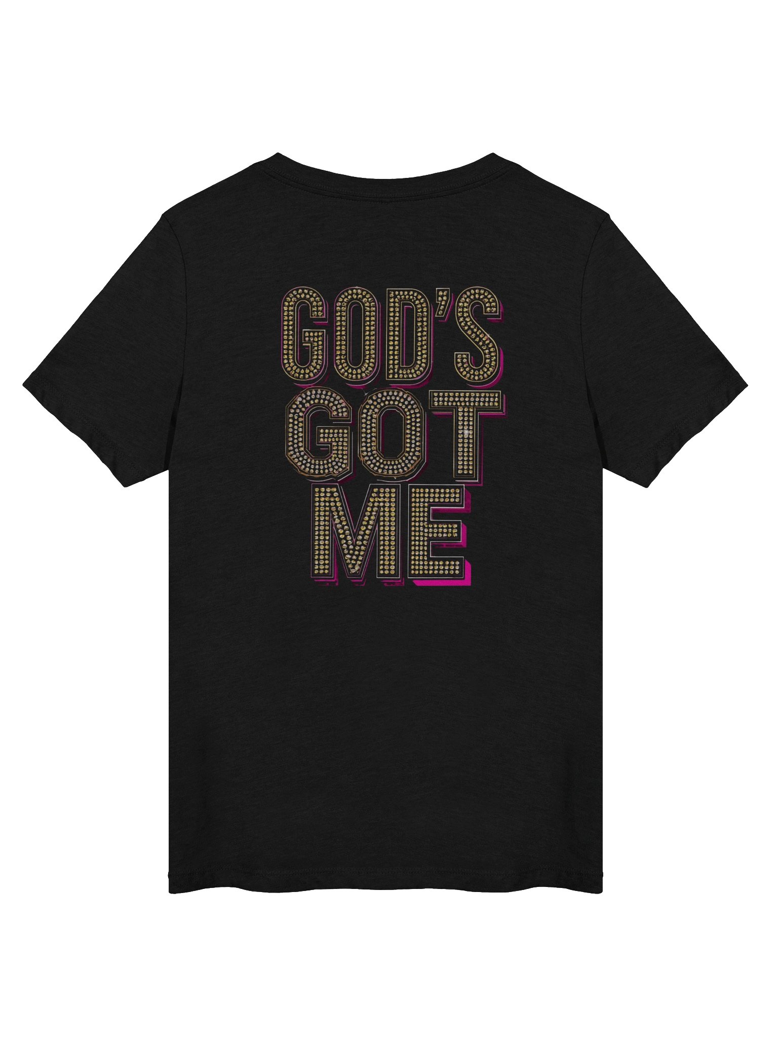 God's Got Me - Elegant V-Neck Tee product image (2)