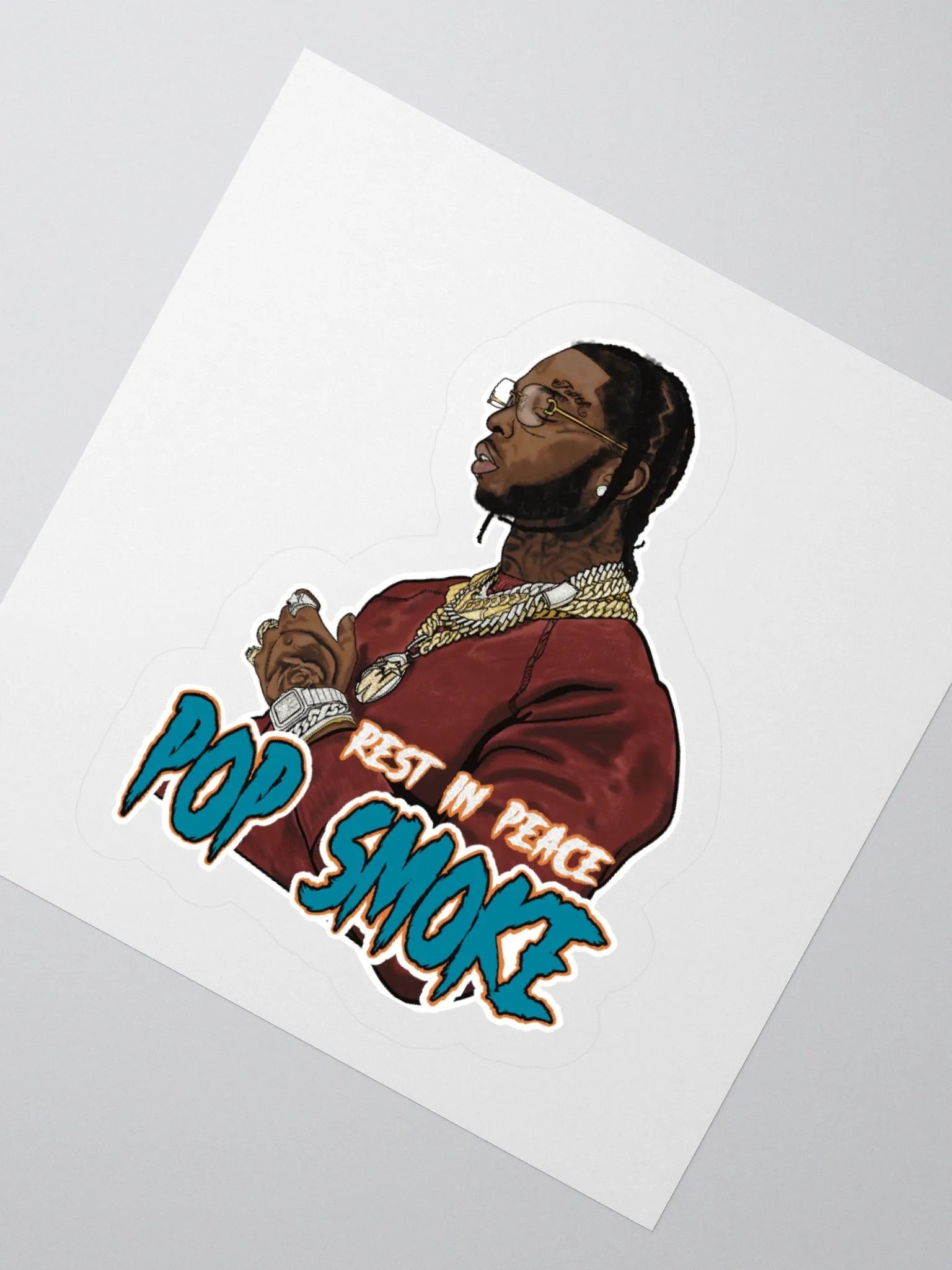 Pop Smoke Sticker product image (2)