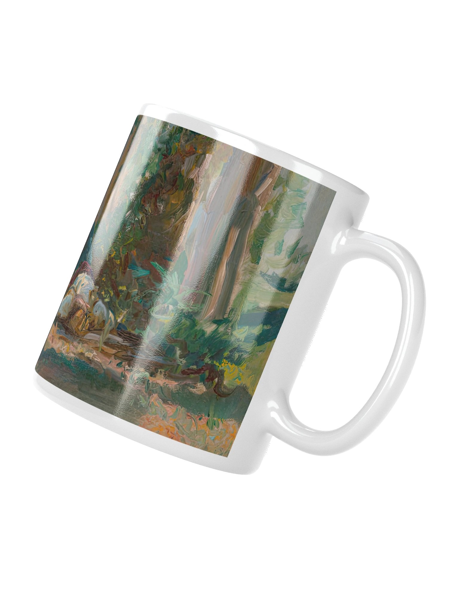 Under the Cypress Trees at Corfu Mug product image (4)