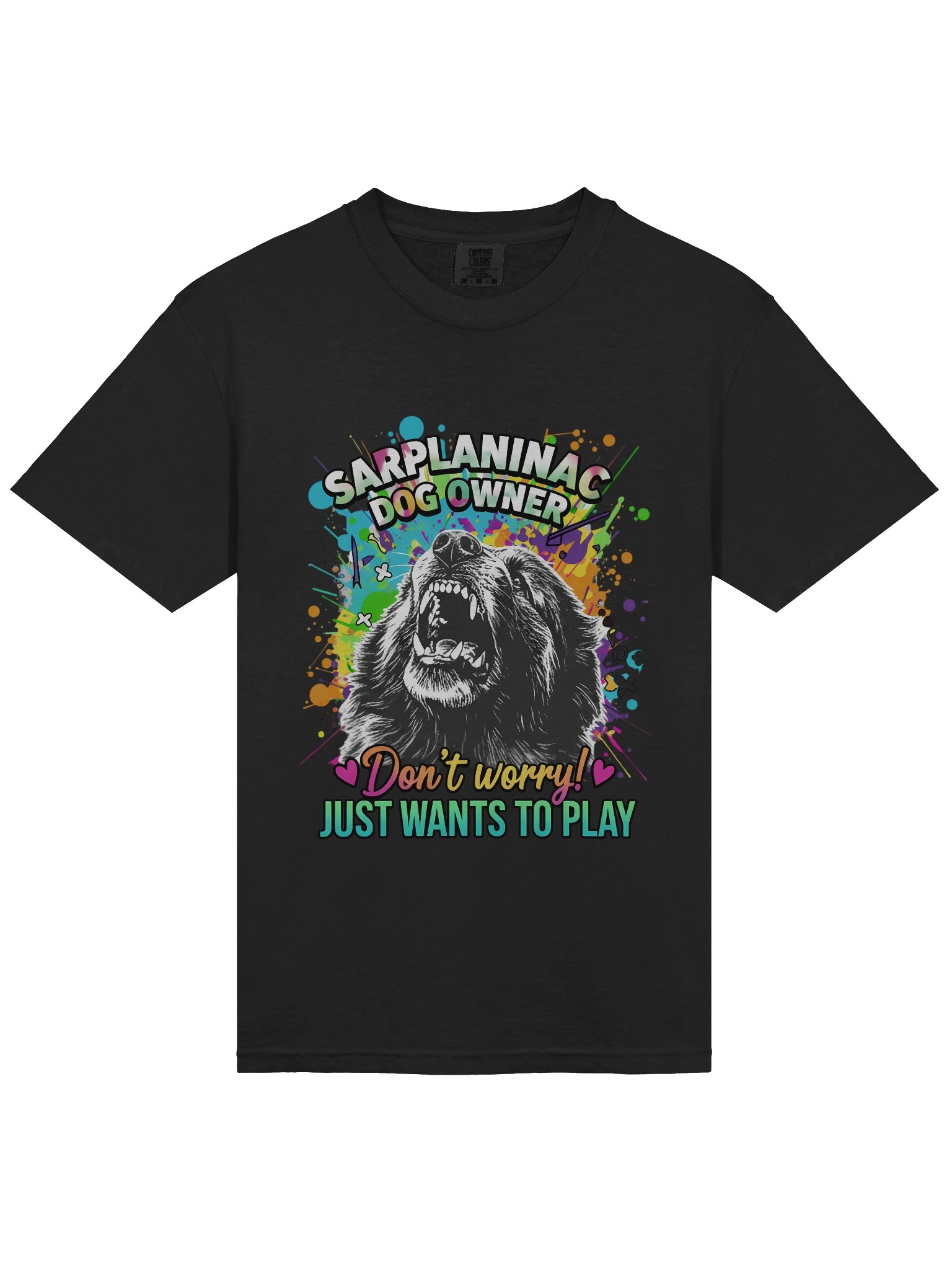 Big Dog Bark Funny T-Shirt | Dog Dad & Mom Gift product image (3)
