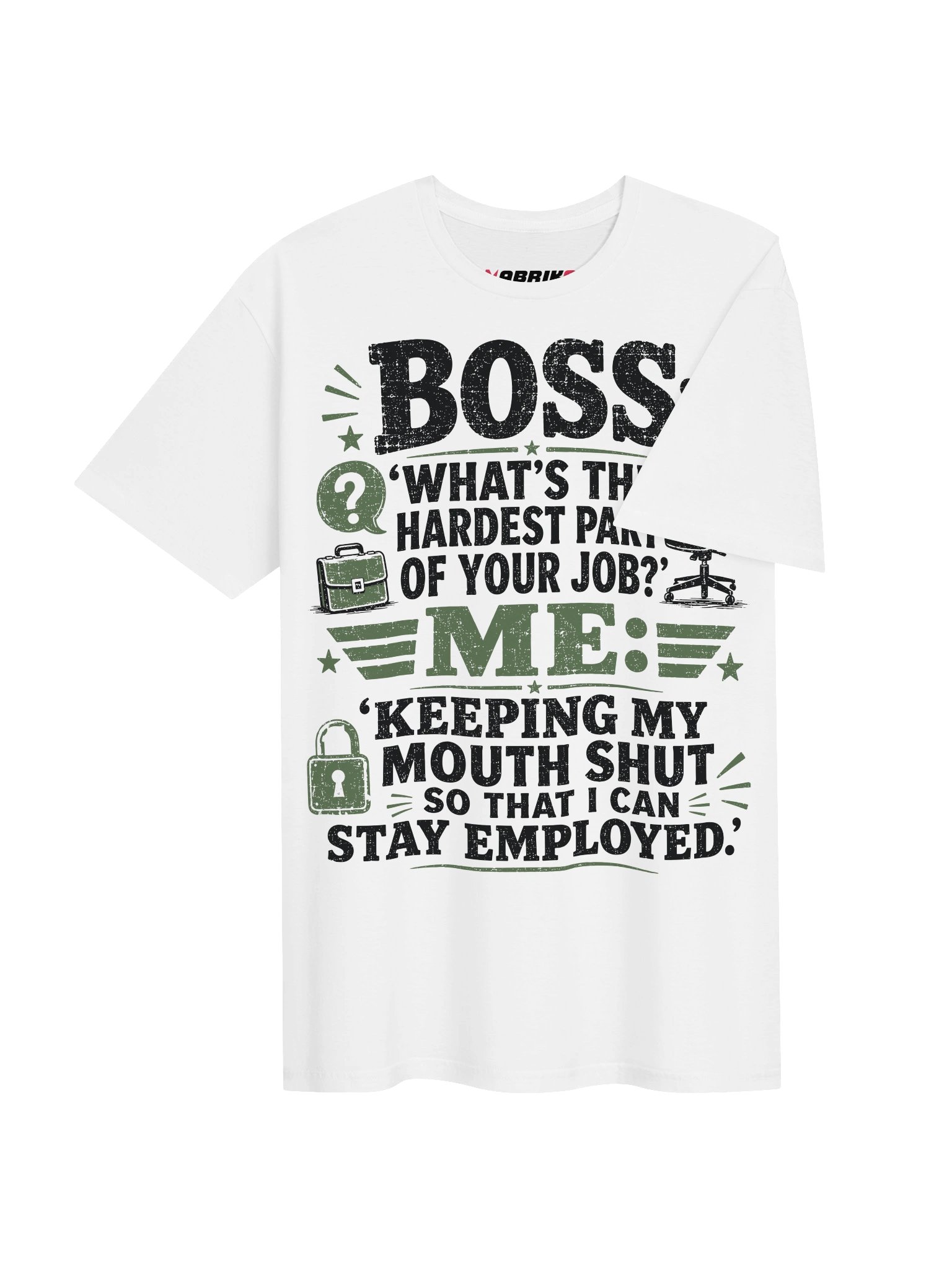 Keeping My Mouth Shut Funny Boss T-Shirt product image (17)