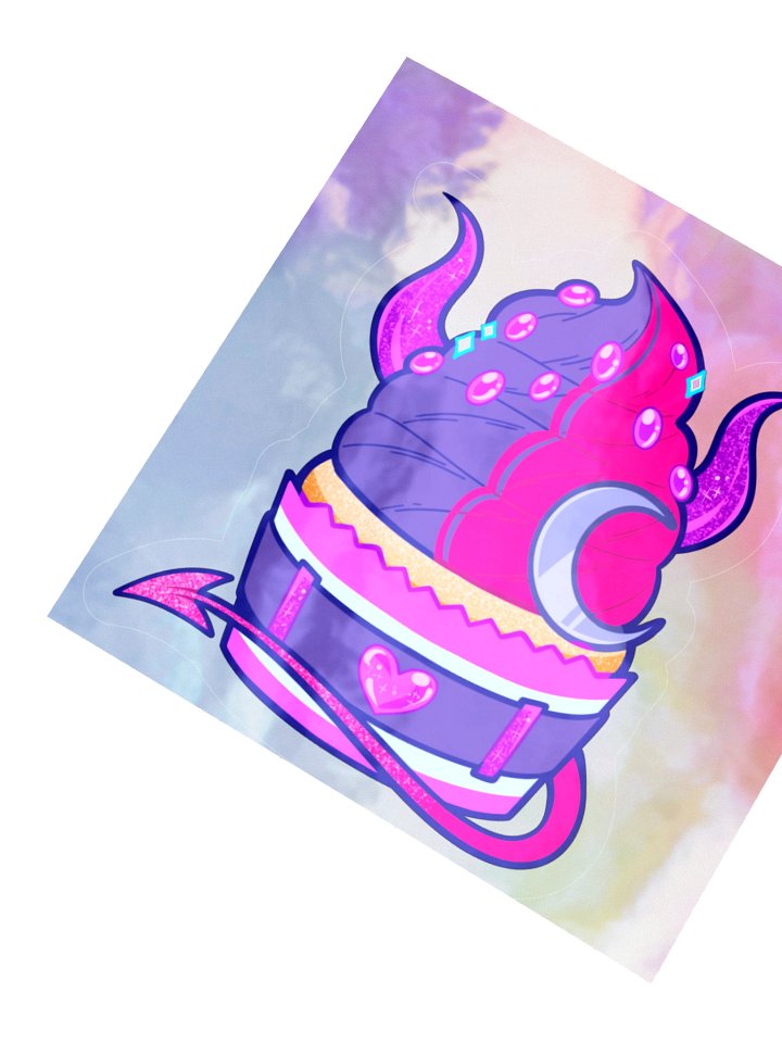 Holographic Cupcake Sticker product image (3)