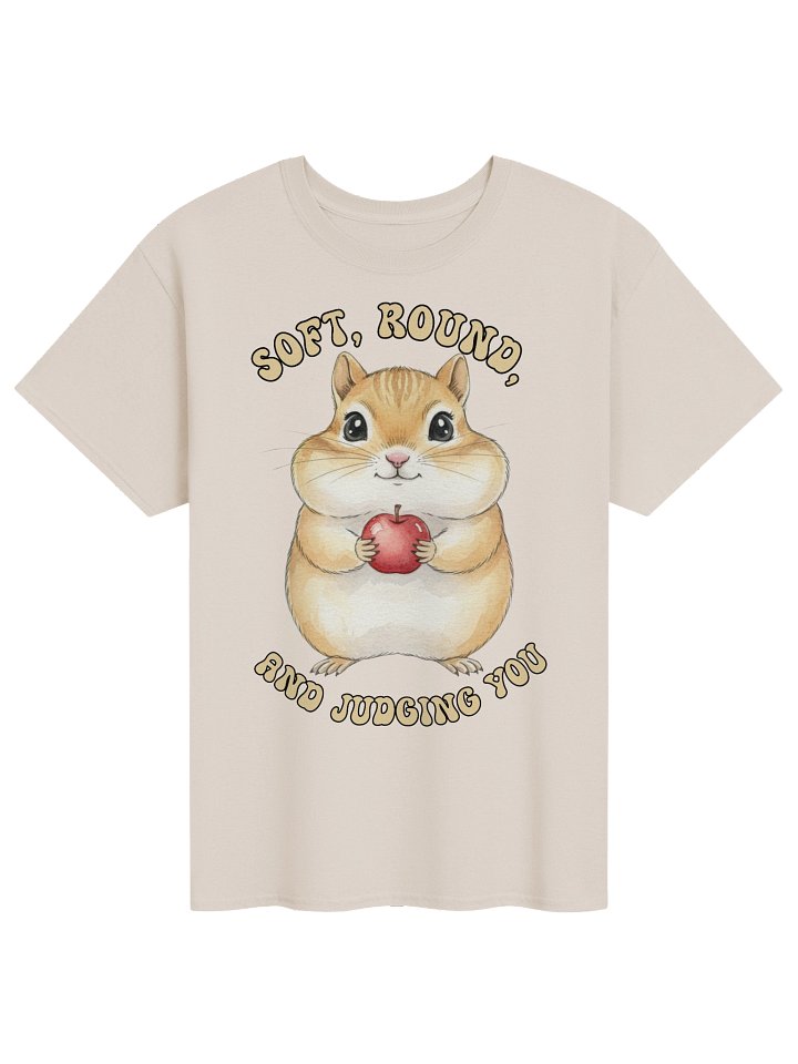 Soft, Round, and Judging You Hamster Tee product image (3)