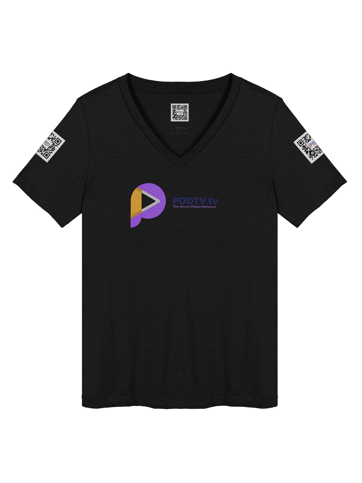Playful Logo V-Neck Tee product image (2)