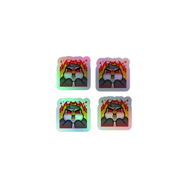 "Rage" Lil' Guy - Mini Holographic Sticker Sheet product image (1)