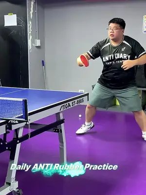 Training ANTI Rubber for Table Tennis #shorts #tabletennis  #pingpong