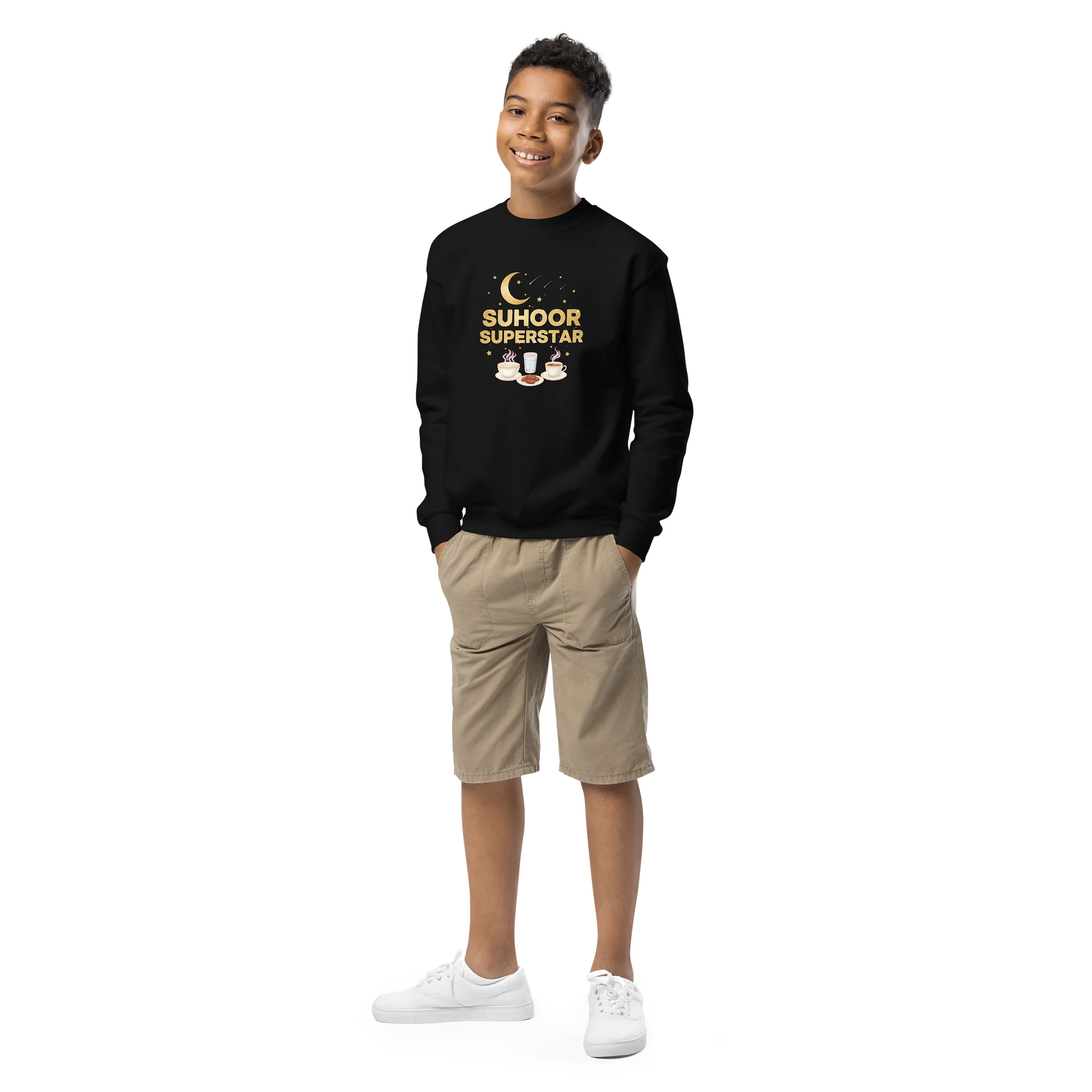 'Suhoor Superstar' Kids Sweatshirt product image (1)