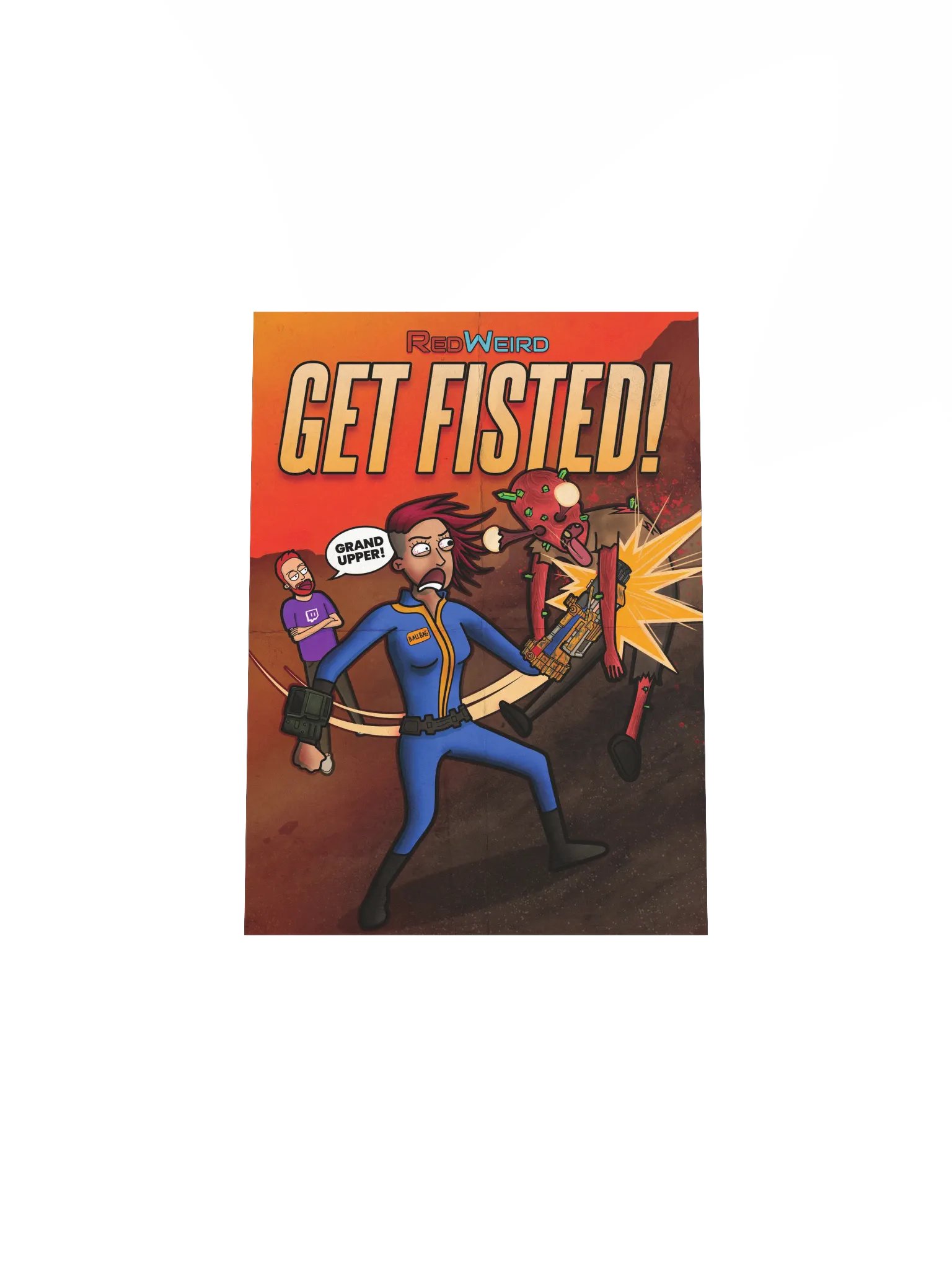 Hestia "Get Fisted!" Poster product image (4)