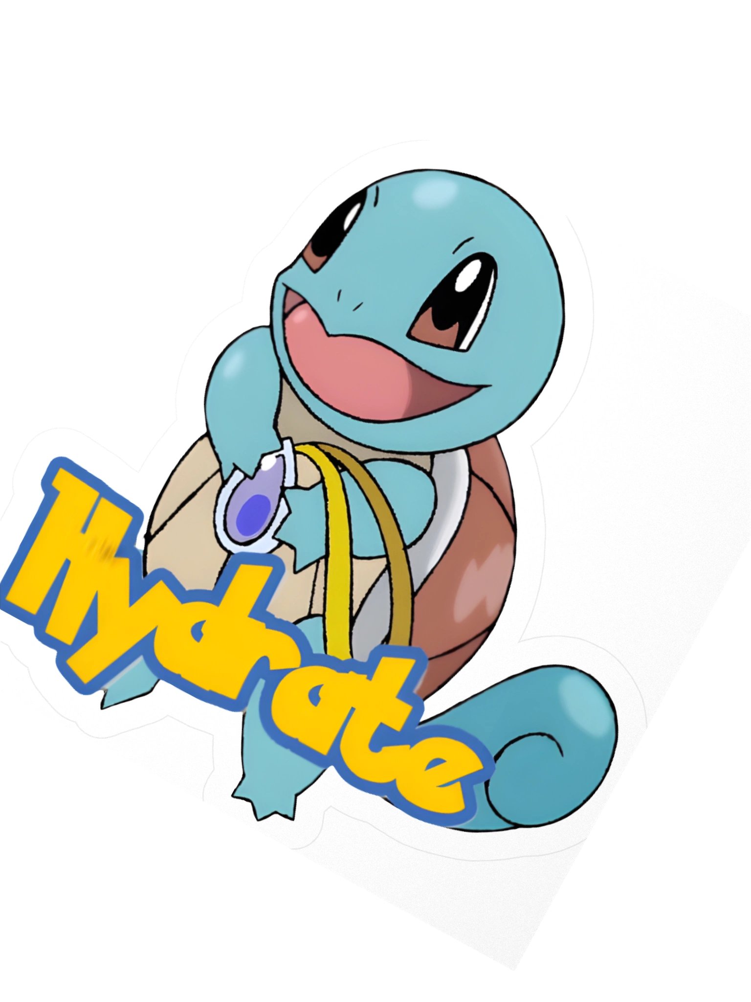 Squirtle Hydrate Sticker product image (8)